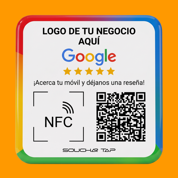 Placa Reseñas Google