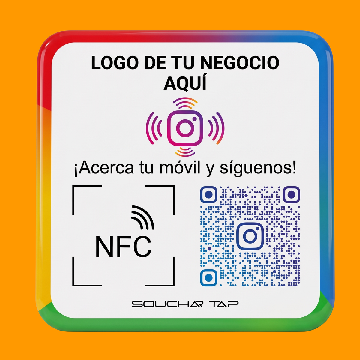 Placa Instagram